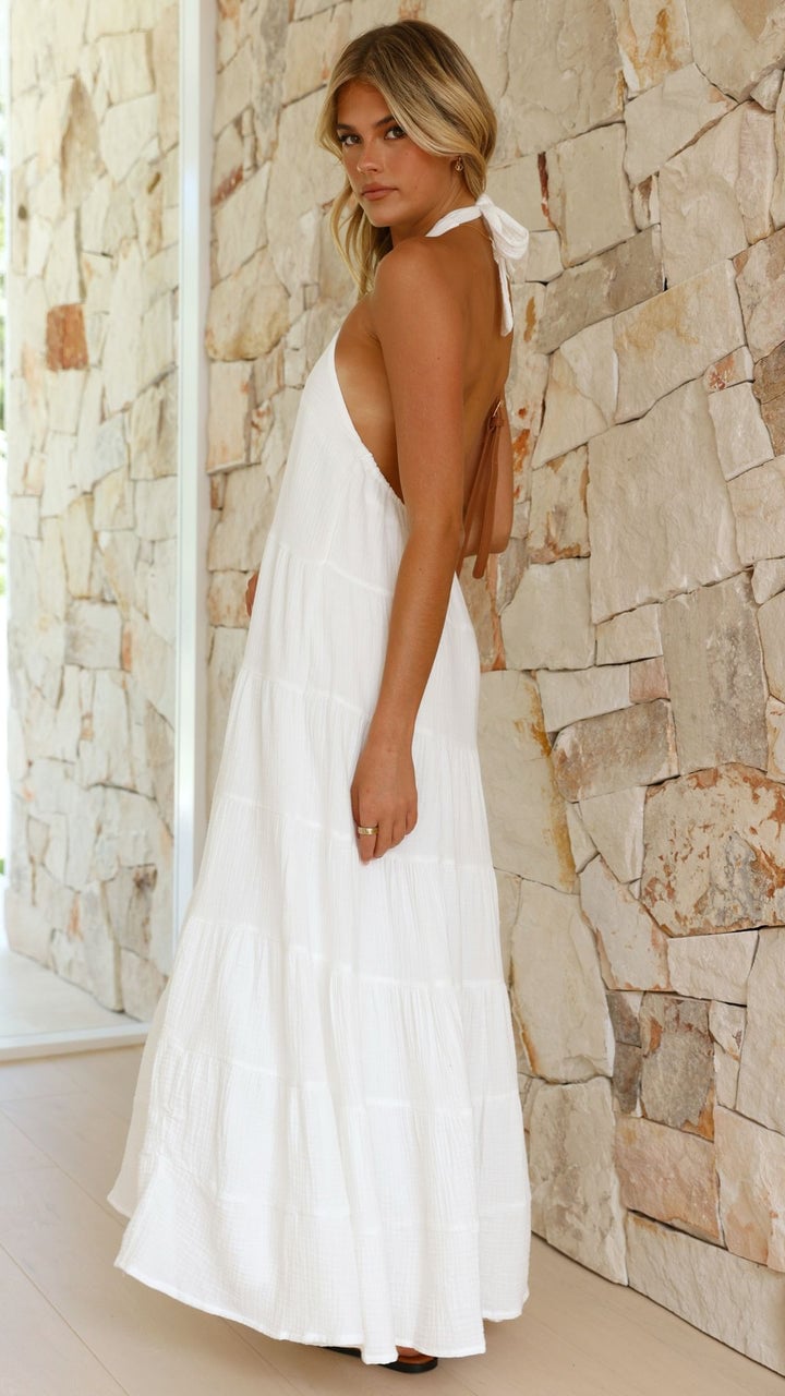 💥Moniqua Maxi Dress - White