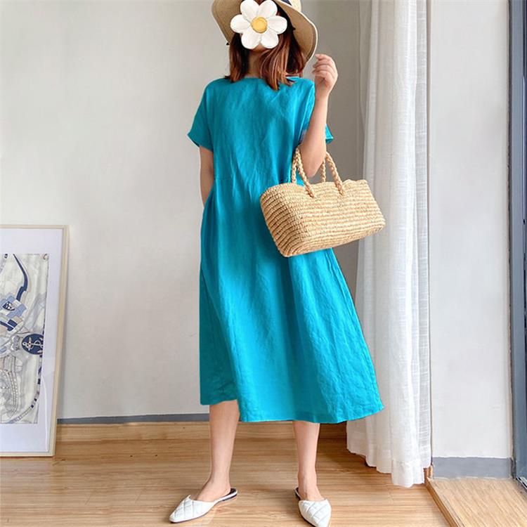 AlwaysdwellTM - 🔥HOT SALE🔥 Japanese Style Linen Cotton Dress(50%OFF)