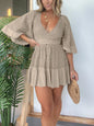 alwaysdwellTM - Women's Lace Crochet Dress Built-in Shorts