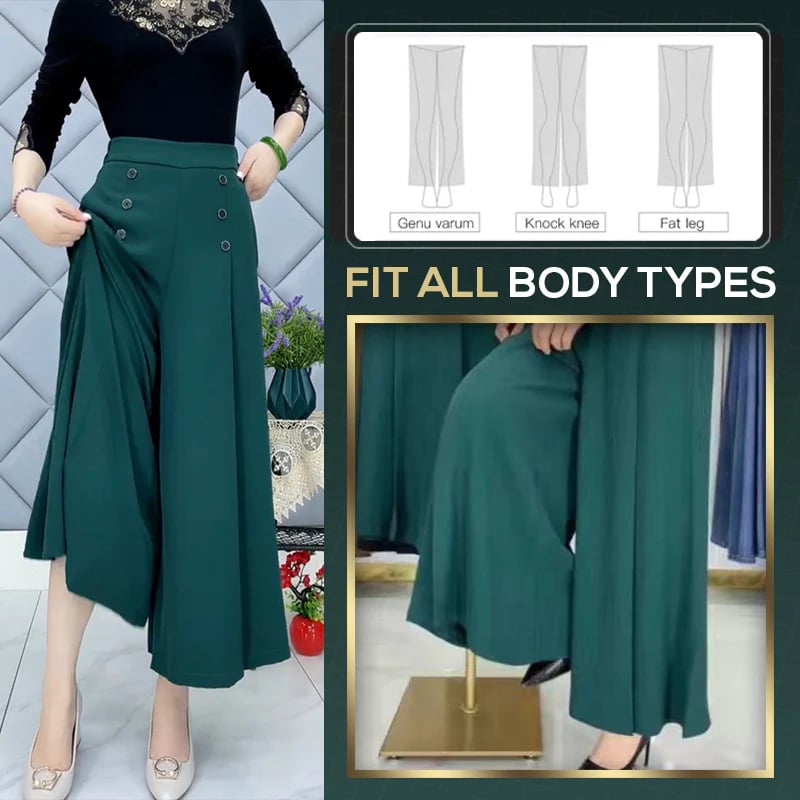 🔥Last day 49% off - New fashion high waist wide leg pants