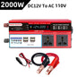 alwaysdwellTM - Portable 2000W Power Inverter Car Charger Adapter DC to AC