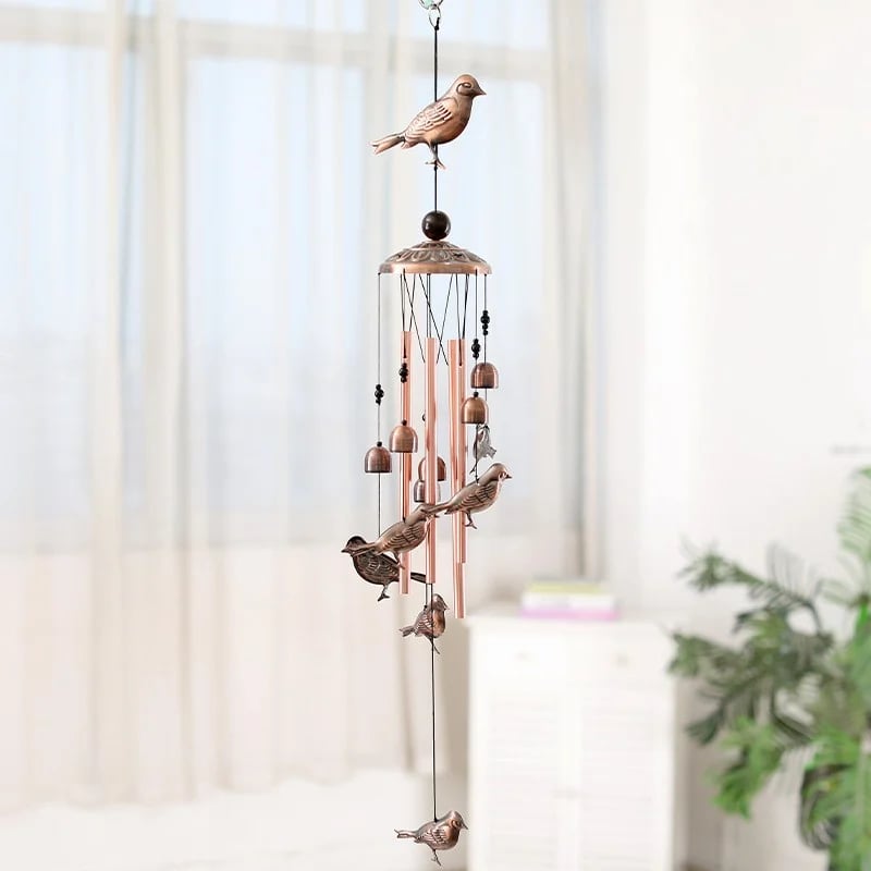 (🔥New Year Promotion--48%OFF)Pure hand-made Copper Horse wind chimes