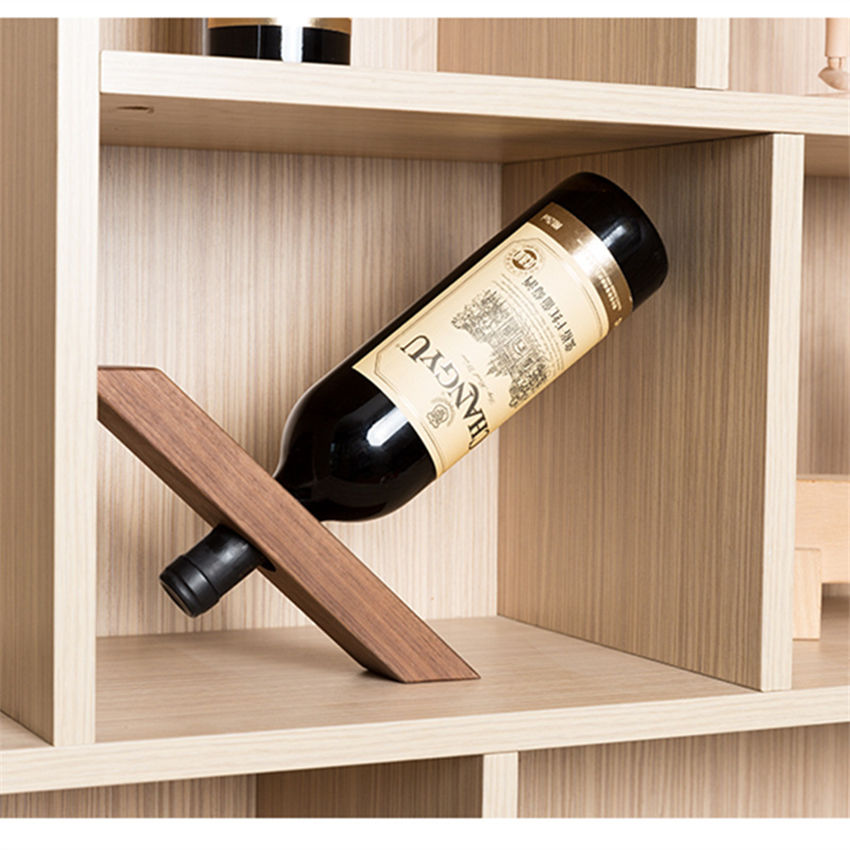 alwaysdwellTM - Balance Wooden Wine Bottle Holder Floating  Wine Holder