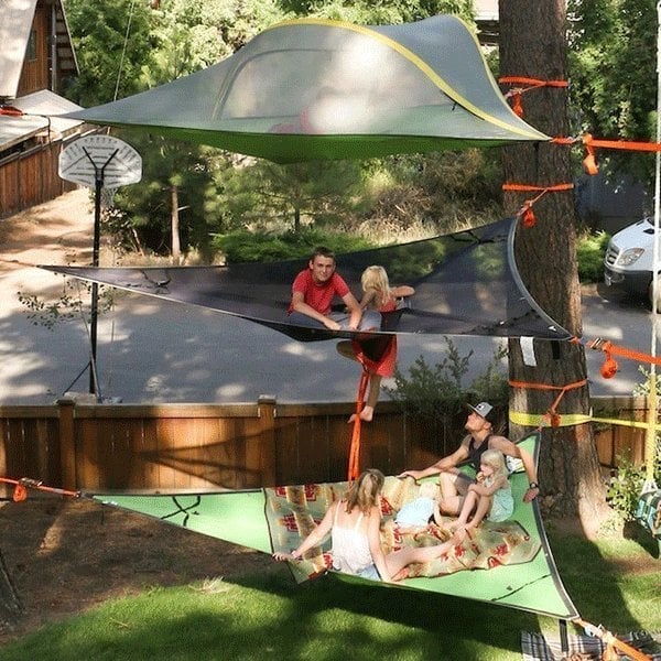 🔥Last Day Promotion 49% OFF🔥MULTI-PERSON HAMMOCK- PATENTED 3 POINT DESIGN🔥(Free Worldwide Freight)