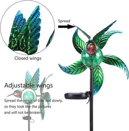 💥New Spring 2024💥Solar Outdoor Decorative Wind Spinner-49% OFF🔥