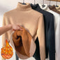 AlwaysdwellTM - Cozy Women's Turtleneck Fleece Pullover Sweater