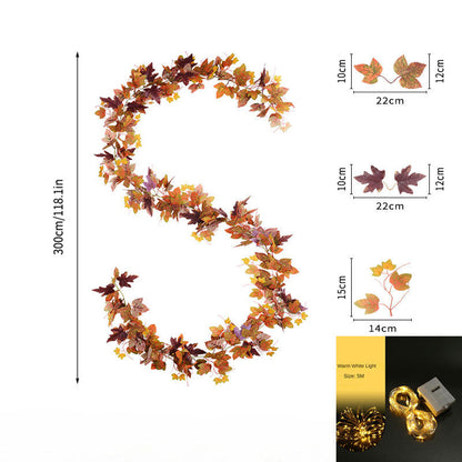 Autumn Leaves LED Garland