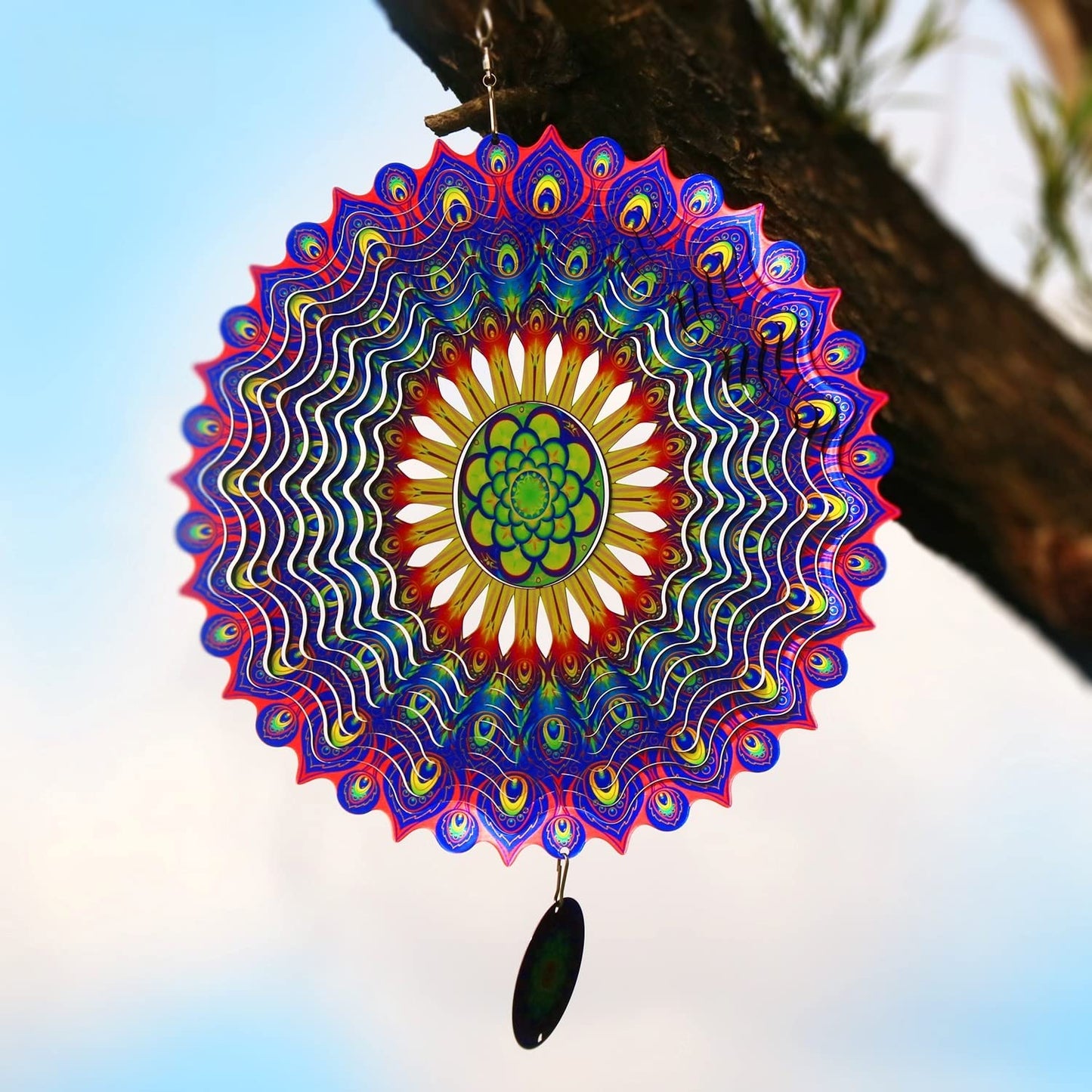 alwaysdwell™Stainless Steel Wind Spinner - Stunning 3D Effect