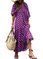 AlwaysdwellTM - 💥Special sale - Women's Puff Sleeve Floral Boho Maxi Dress