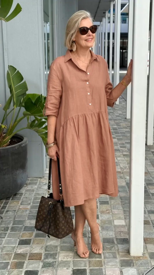 🔥Mother's Day Special 53% OFF🔥New Women's Cotton linen casual dress