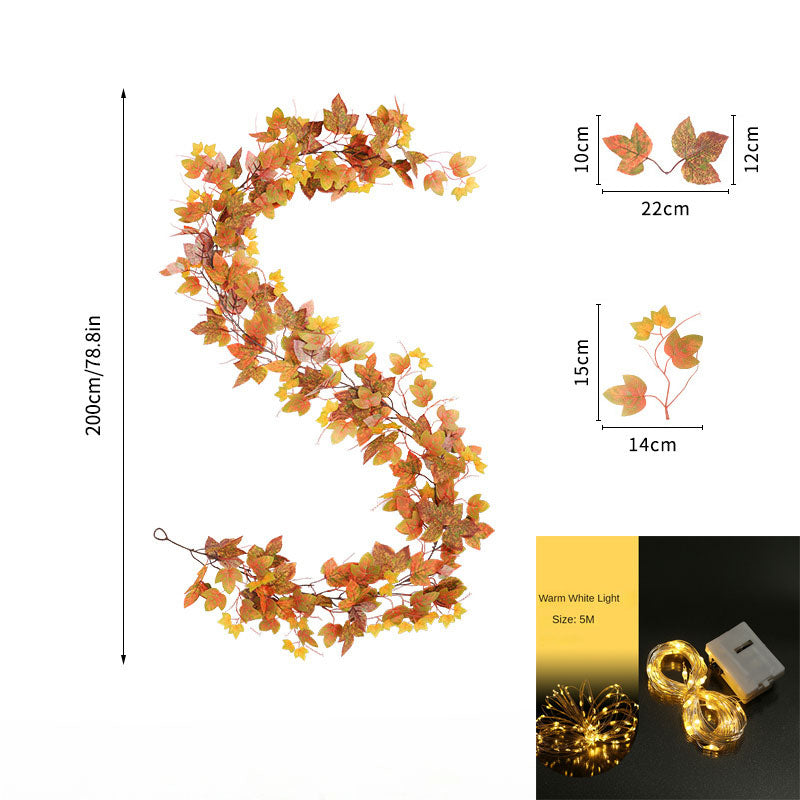 Autumn Leaves LED Garland