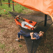 🔥Last Day Promotion 49% OFF🔥MULTI-PERSON HAMMOCK- PATENTED 3 POINT DESIGN🔥(Free Worldwide Freight)