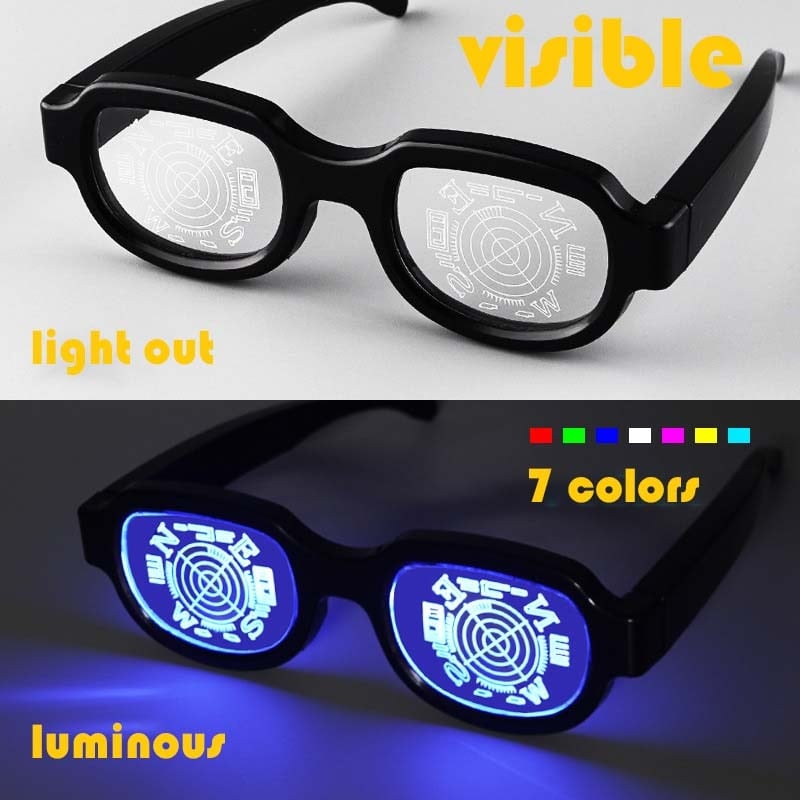 LED Luminous Glasses Light-Up Eyewear