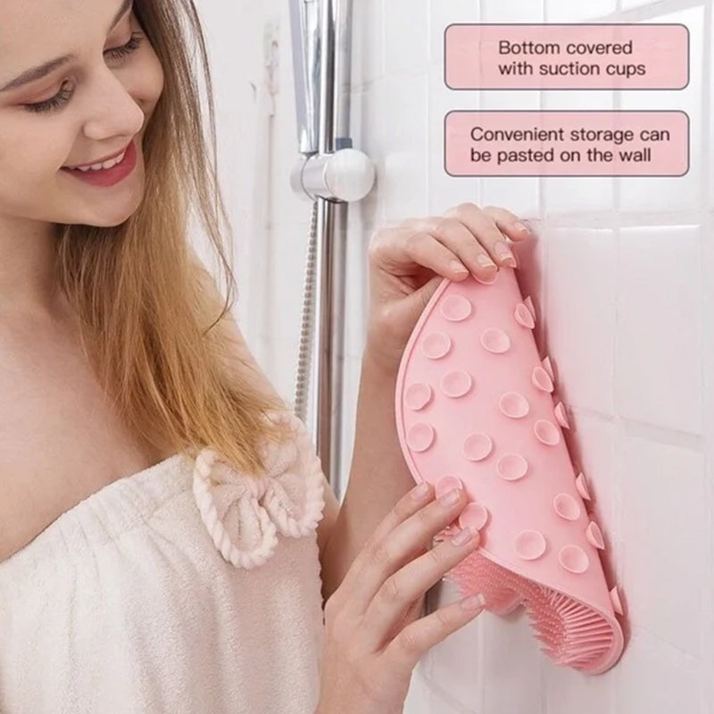 🛁Shower Foot & Back Scrubber, Massage Pad