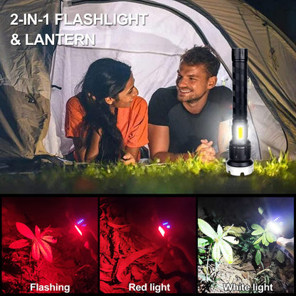 🎁LED Rechargeable Tactical Laser Flashlight