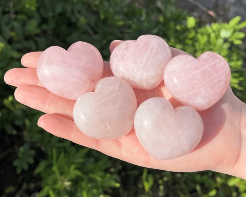 alwaysdwellTM - ✨This Week's Special Price $12.99💥LARGE Rose Quartz Heart Crystal