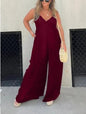 alwaysdwellTM - 🔥V-Neck Effortless Wide Leg Jumpsuit