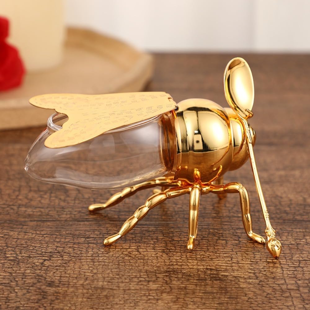 alwaysdwellTM - Decorative Bee-Shaped Honey Jar