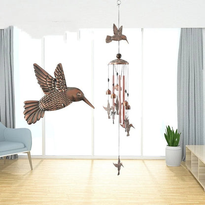 (🔥New Year Promotion--48%OFF)Pure hand-made Copper Horse wind chimes