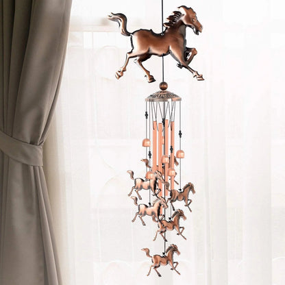 alwaysdwellTM - (🔥New Year Promotion--48%OFF)Pure hand-made Copper Horse wind chimes