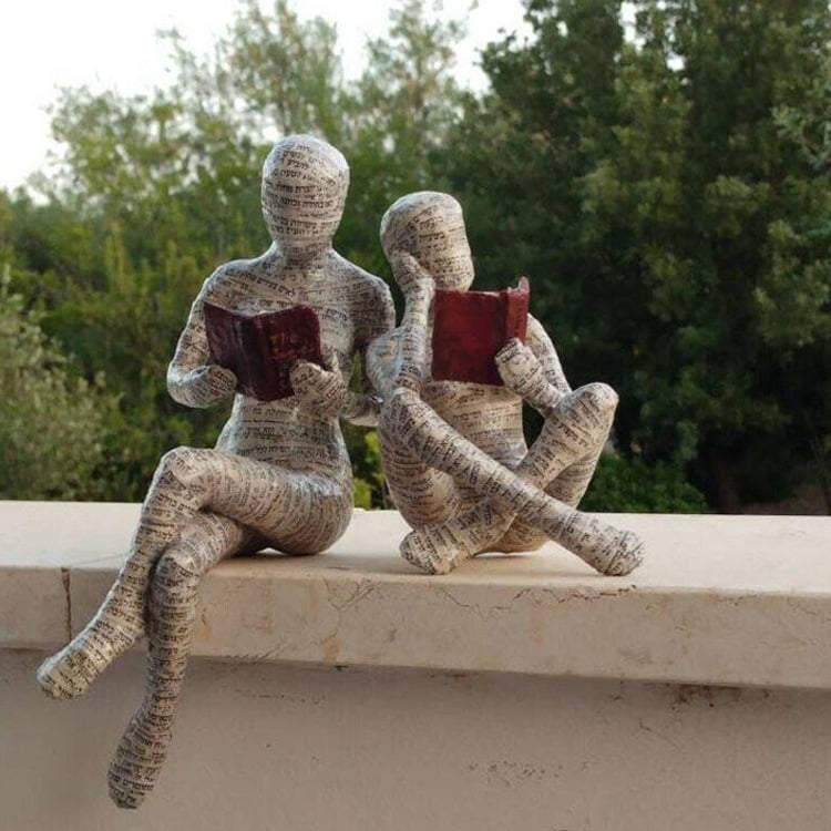 (🔥HOT SALE NOW 49% OFF) -Nordic Modern Reading Woman Statue