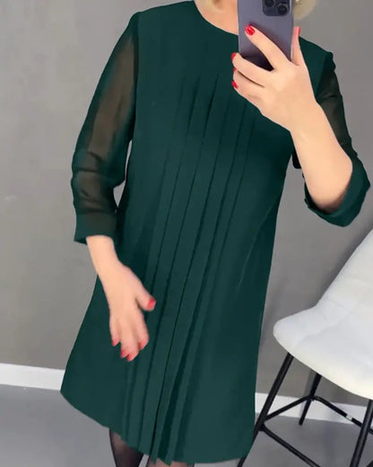 alwaysdwell™ - New Straight Medium Sleeve Dress