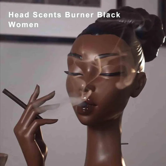 alwaysdwellTM - 🔥Head Incense Burner Black Woman