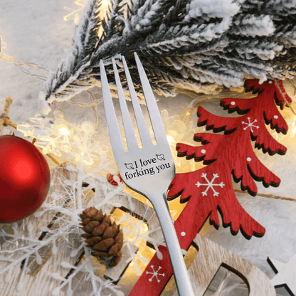 alwaysdwellTM - 🍴 Engraved Fork💝 - (🌹Valentine's Gift for the One You Adore!🎁 )