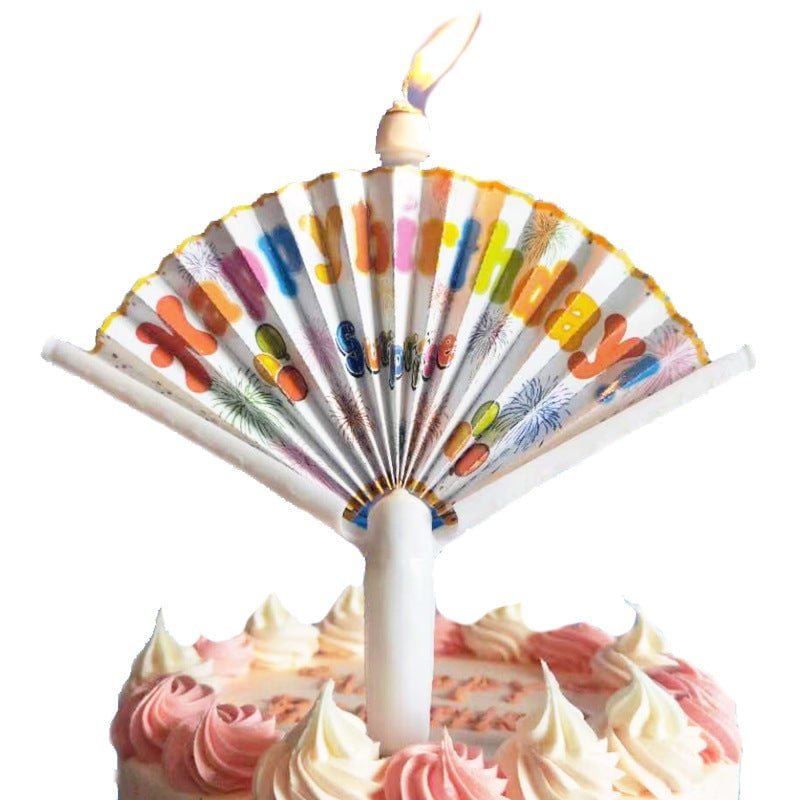 🎂🎂 Reusable Novelty Fan Birthday Candle🎁BEST GIFT FOR FAMILY🎂🎁