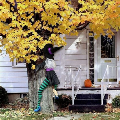 🎃Large Crashing Witch Halloween Decorations🧙‍♀