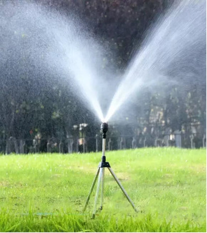 alwaysdwell™-Stainless Steel Rotary Irrigation Tripod Telescopic Support Sprinkler