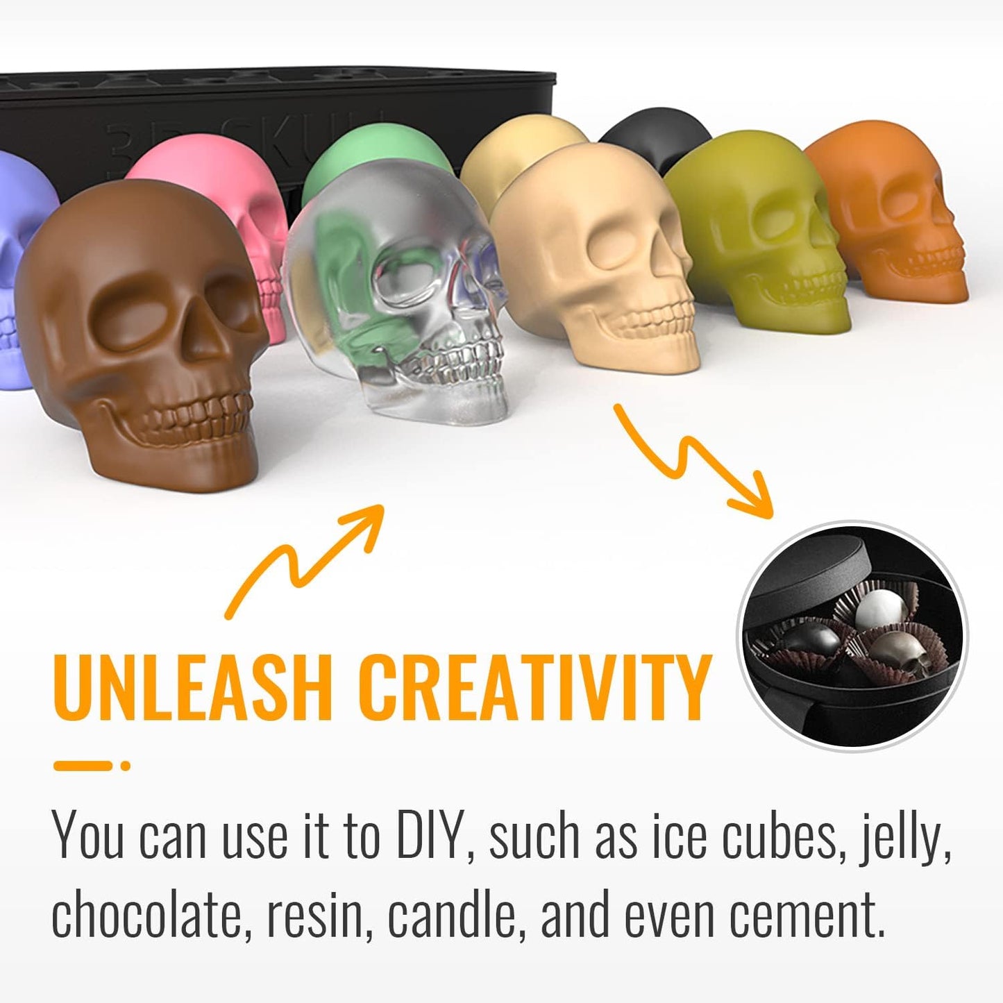 🔥Halloween Bakeware Haunted Skull