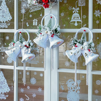 ON SALE🔥 New Christmas Decorations White Bell Hanging Ornaments