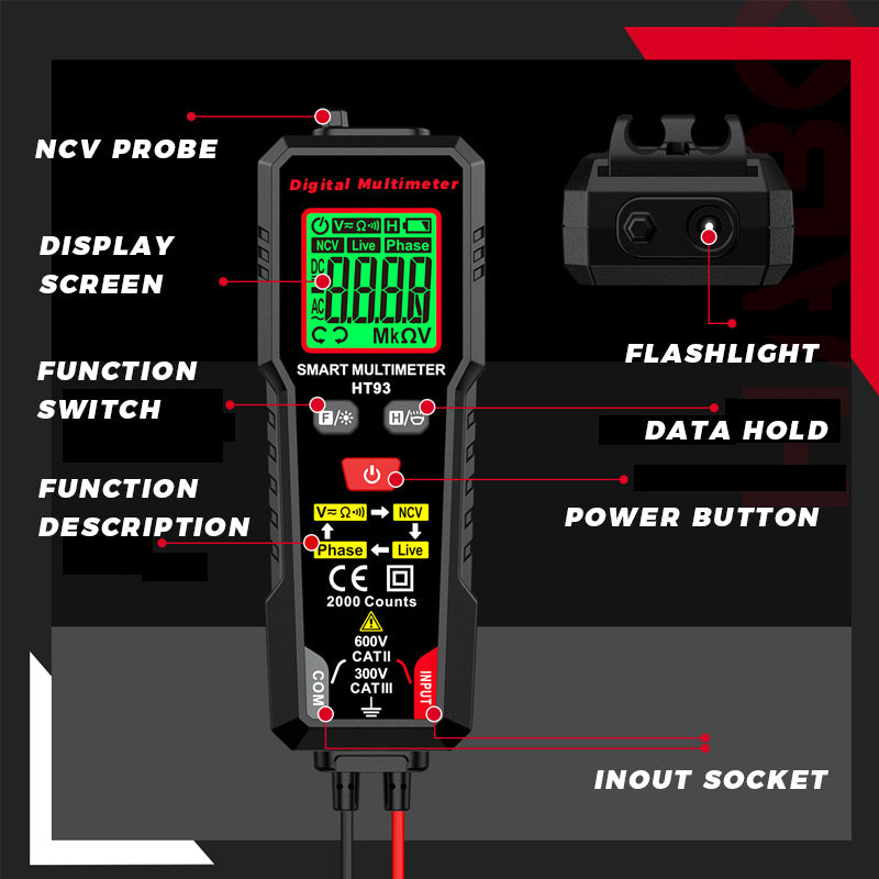 alwaysdwellTM - ✨Limited time promotion🎁HT93 Digital Multimeter