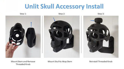 🔥BUY 2 FREE SHIPPING💀  | 3D Skull Helmet Display Package