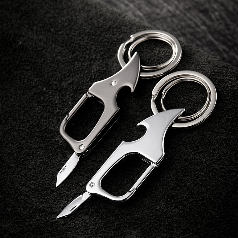 🔥49% OFF🔥Multifunctional pendant bottle opener metal double ring key chain