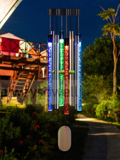 Solar Powered Musical Wind Chimes