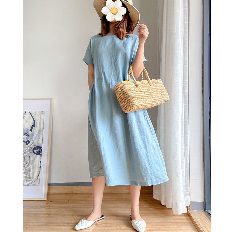 AlwaysdwellTM - 🔥HOT SALE🔥 Japanese Style Linen Cotton Dress(50%OFF)