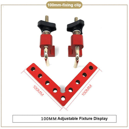 Panel fixed clip, carpenter's square woodworking tool