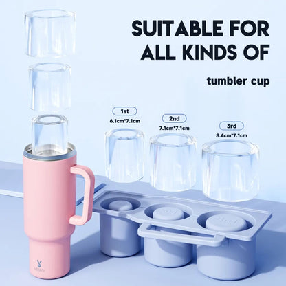 🔥 Cylinder Ice Mold for Tumbler Cup