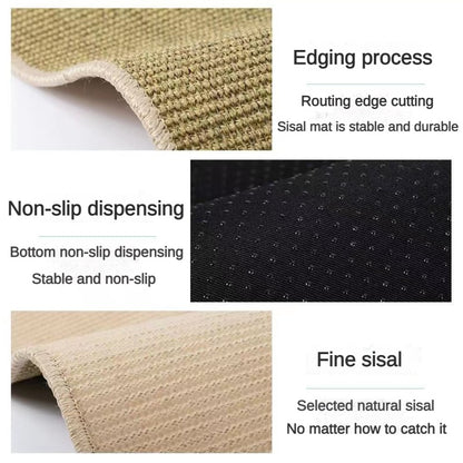 🔥New Year Hot Sale [SAVE 50% OFF]-Cat Scratching Board Sisal Mat-BUY 2 GET 10% OFF & FREE SHIPPING