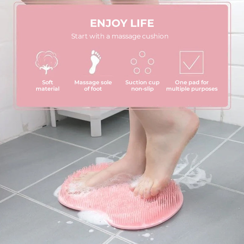 alwaysdwellTM - 🛁Shower Foot & Back Scrubber, Massage Pad