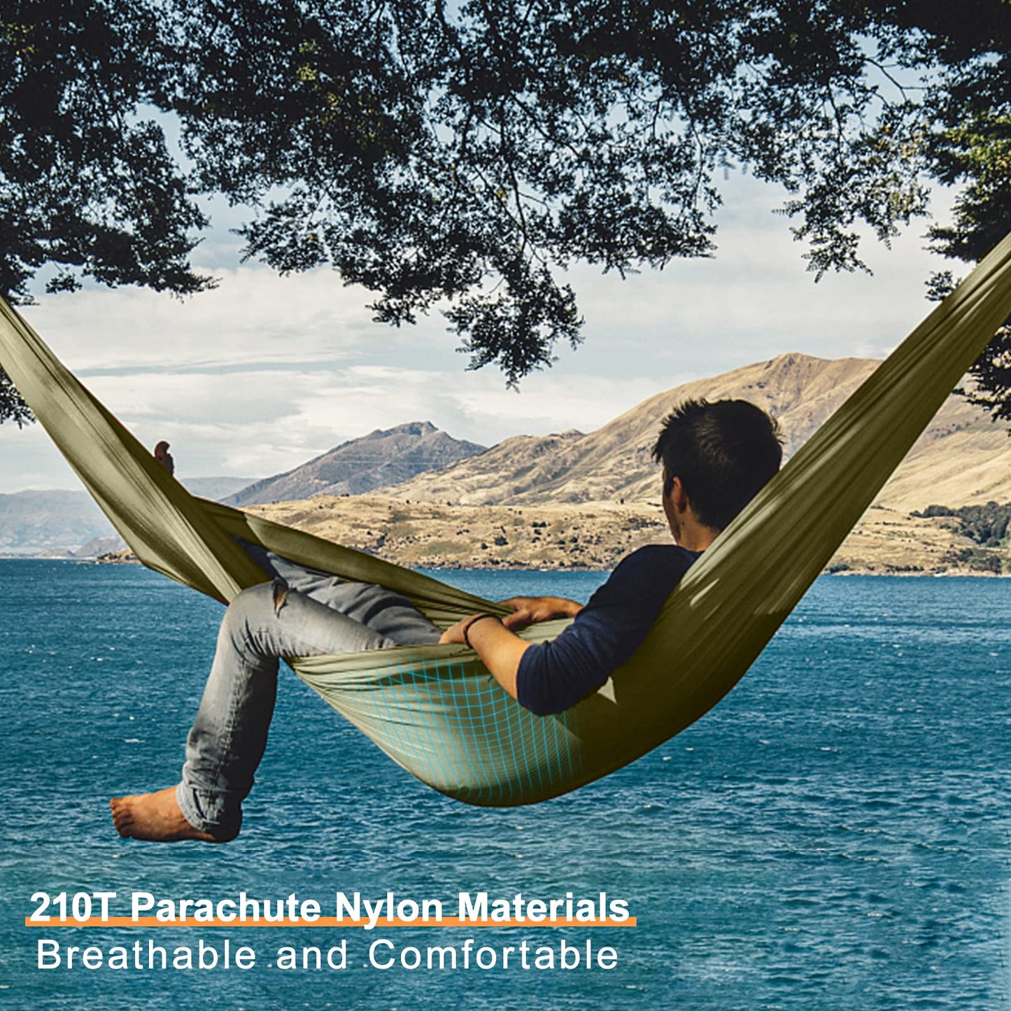 Outdoor Mosquito Net Hammock-(Protects against all insects)