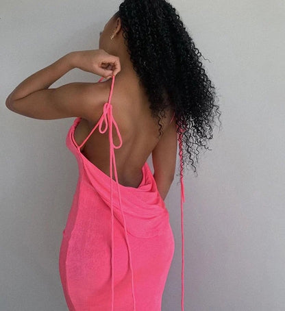 🌟 Serenity Backless Maxi Dress