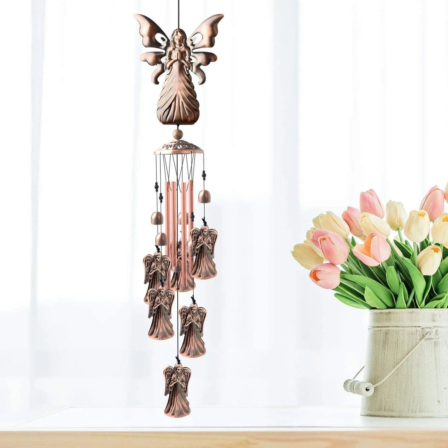 (🔥New Year Promotion--48%OFF)Pure hand-made Copper Horse wind chimes