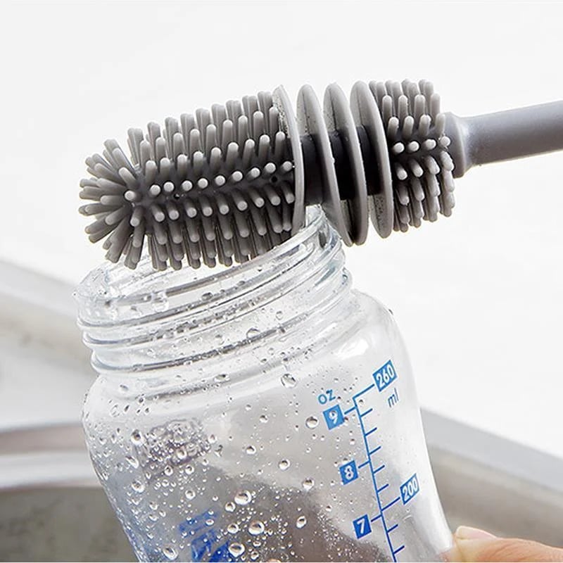 Multifunctional soft cleaning brush