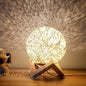 alwaysdwellTM - Rattan Ball Moon Light Lamp