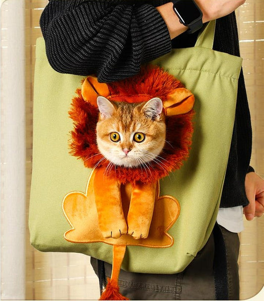 AlwaysdwellTM - Pet Canvas Shoulder Carrying Bag