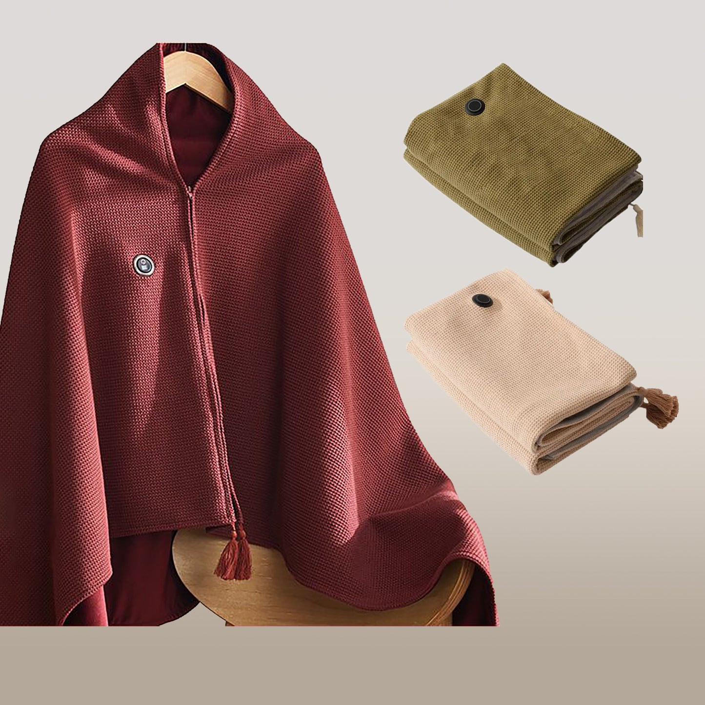 AlwaysdwellTM - Portable Heated Shawl (Buy 2 Free Shipping)