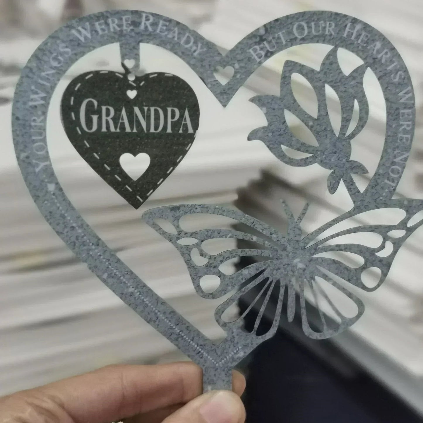 🔥Last Day Promotion - 50% OFF🔥 - Memorial Gift Butterfly Ornament-Garden Memorial Plaque